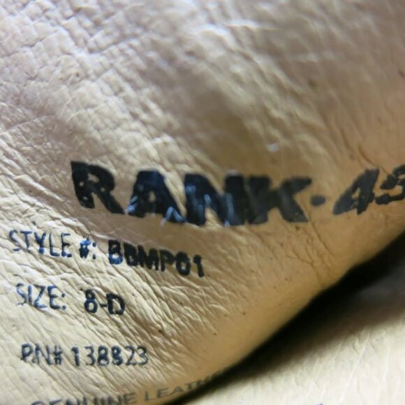 Rank-45 Oil Tanned Thick Leather Western Boots Kicker Footwear Men\'s 8 M main image 4